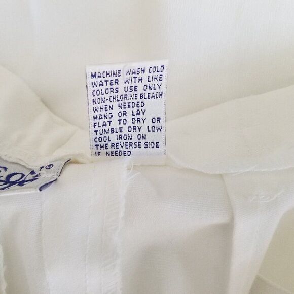 Vintage Leon Levin White Capri Dress Style Pants Womens Size Small - Picture 8 of 8